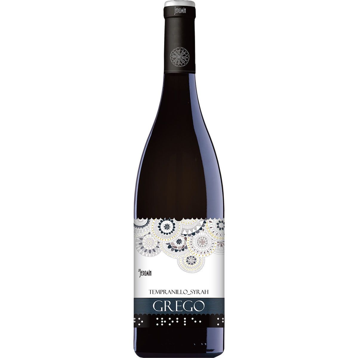 Vino tinto Madrid GREGO tempranillo syrah botella 75 cl Precio sin iva 5.85 €