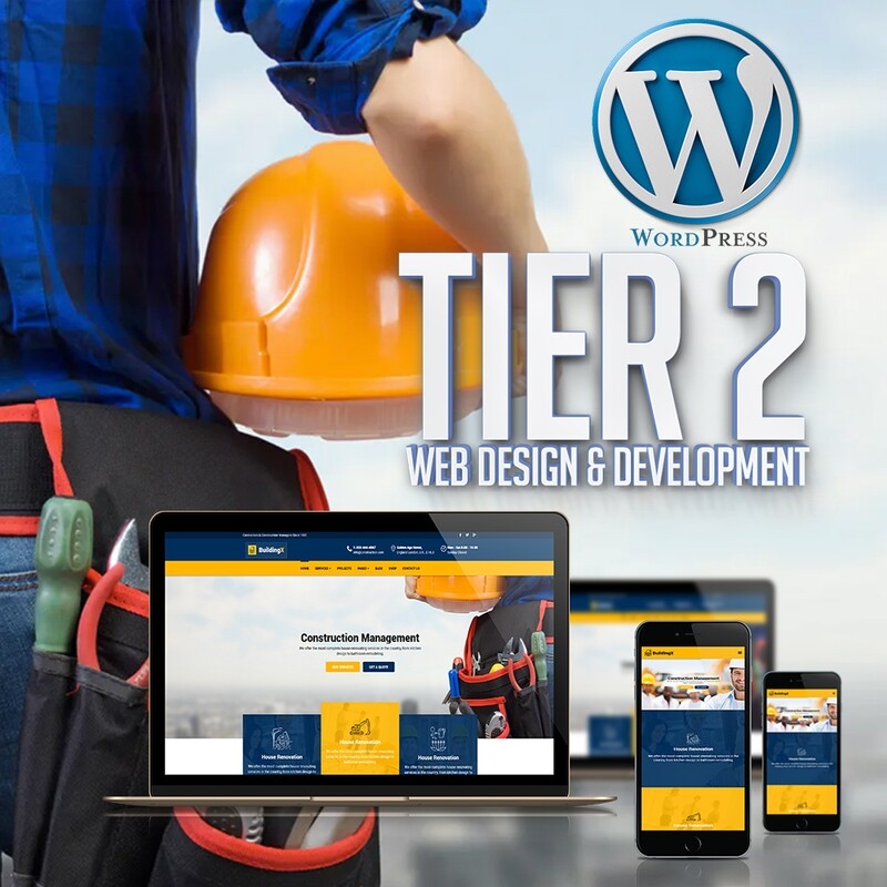 TIER 2:  10 Page Website - Fully RESPONSIVE
