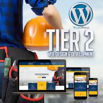 TIER 2: 10 Page Website - Fully RESPONSIVE