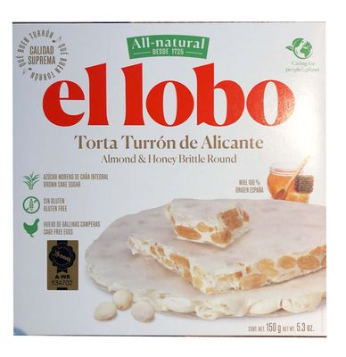 EL Lobo Torta Turrón de Alicante 150g