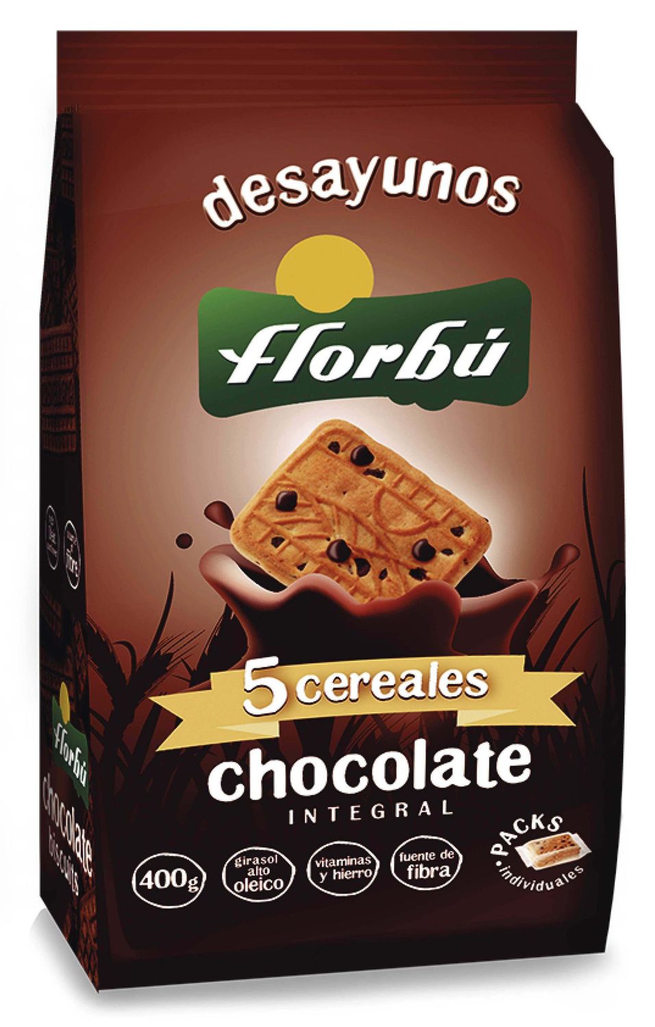 Florbù Desayunos 5 céréales Choco 400g