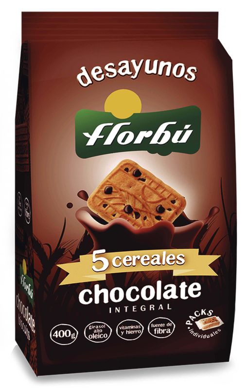 Florbù Desayunos 5 céréales Choco 400g