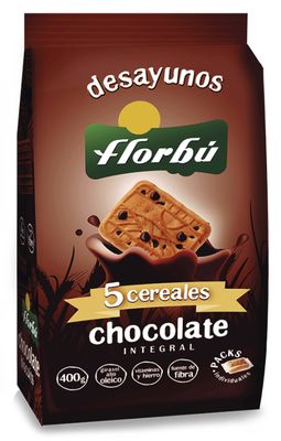 Florbù Desayunos 5 céréales Choco 400g