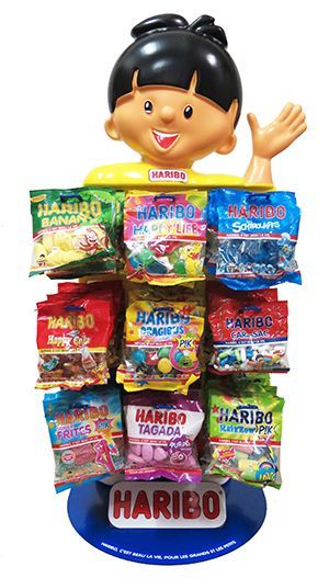Présentoir Hariboy de comptoir