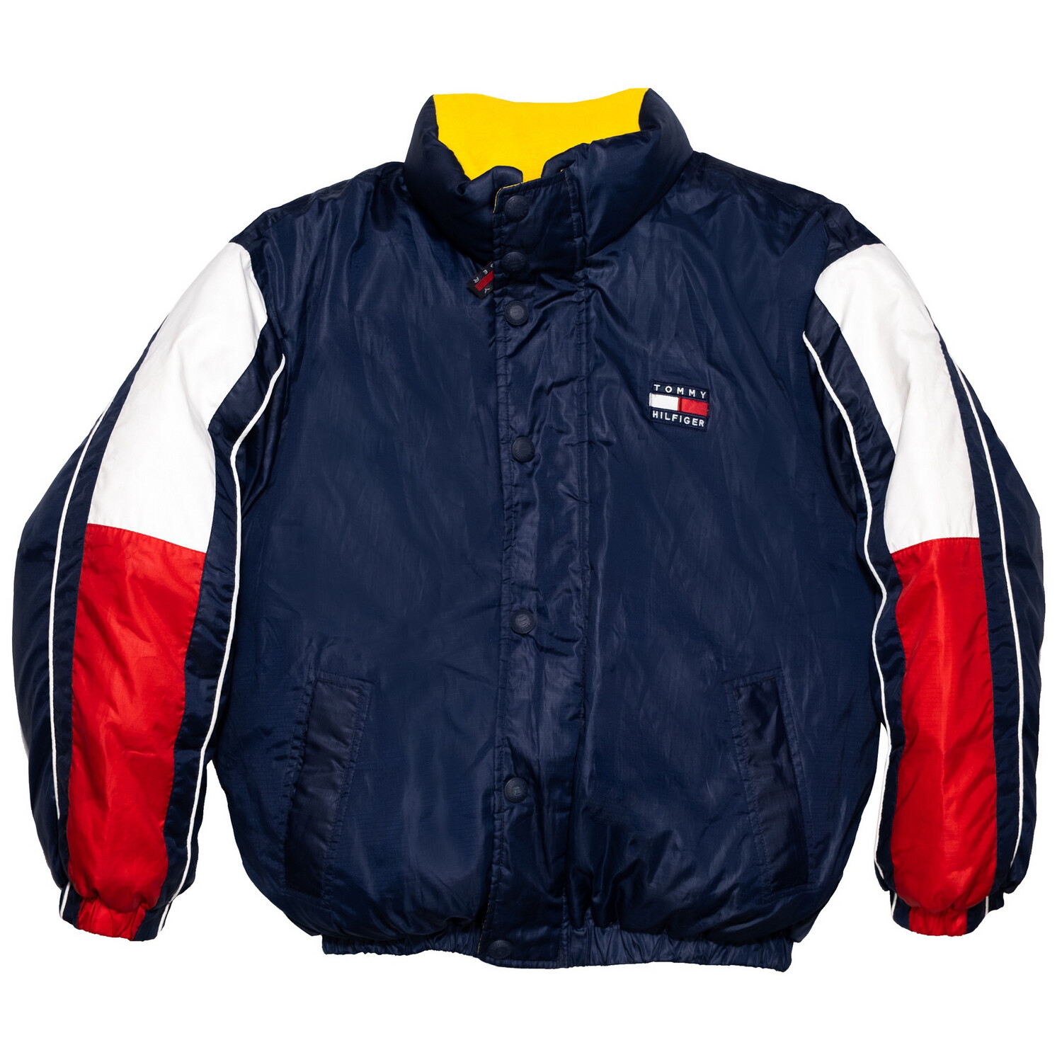 90's Tommy Hilfiger Puffer Jacket • Youth Large