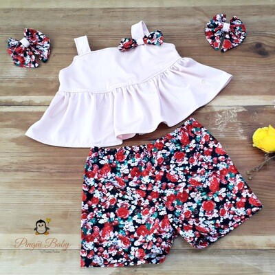 Conjunto de blusita y short