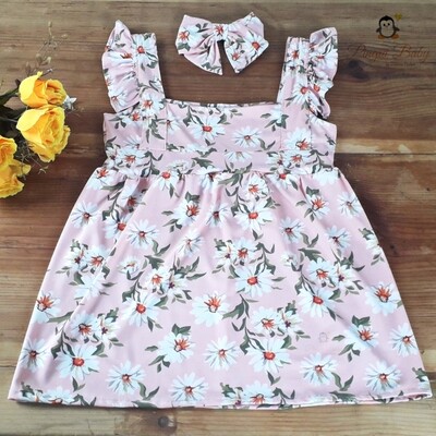 Vestido con olanes