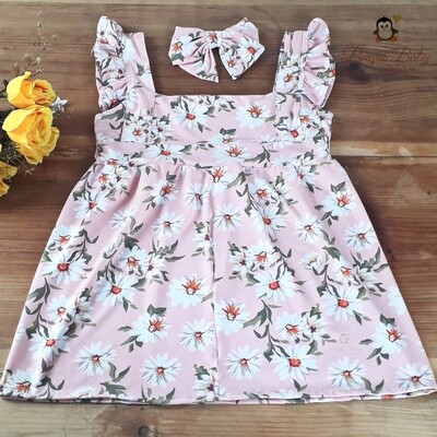 Vestido con olanes