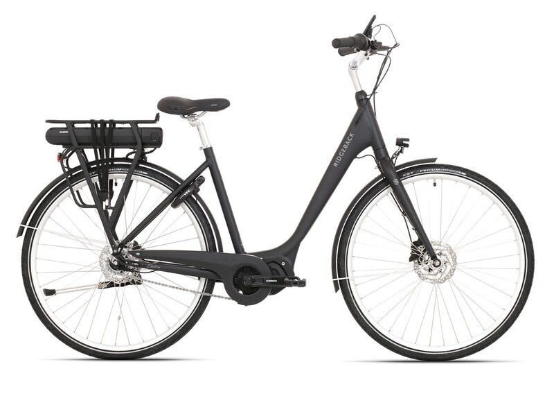 Ridgeback Electron + Black Electric Bike