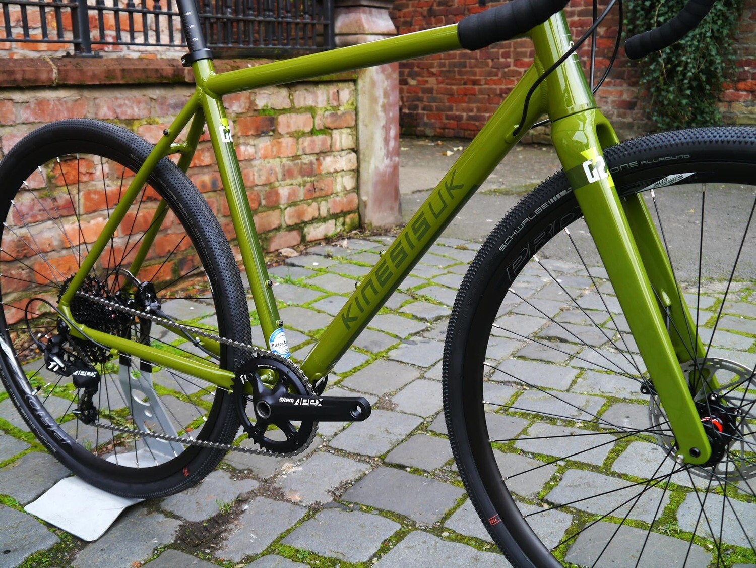 Gravel Bike Kinesis Road Bike Frame Kinesis GTD V2 Shimano 105