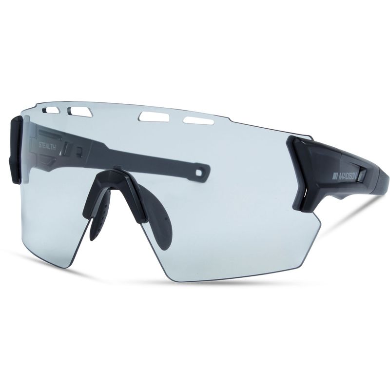 Madison Stealth Matt Black Sunglasses - Photochromic (Cat 1-3) Lens