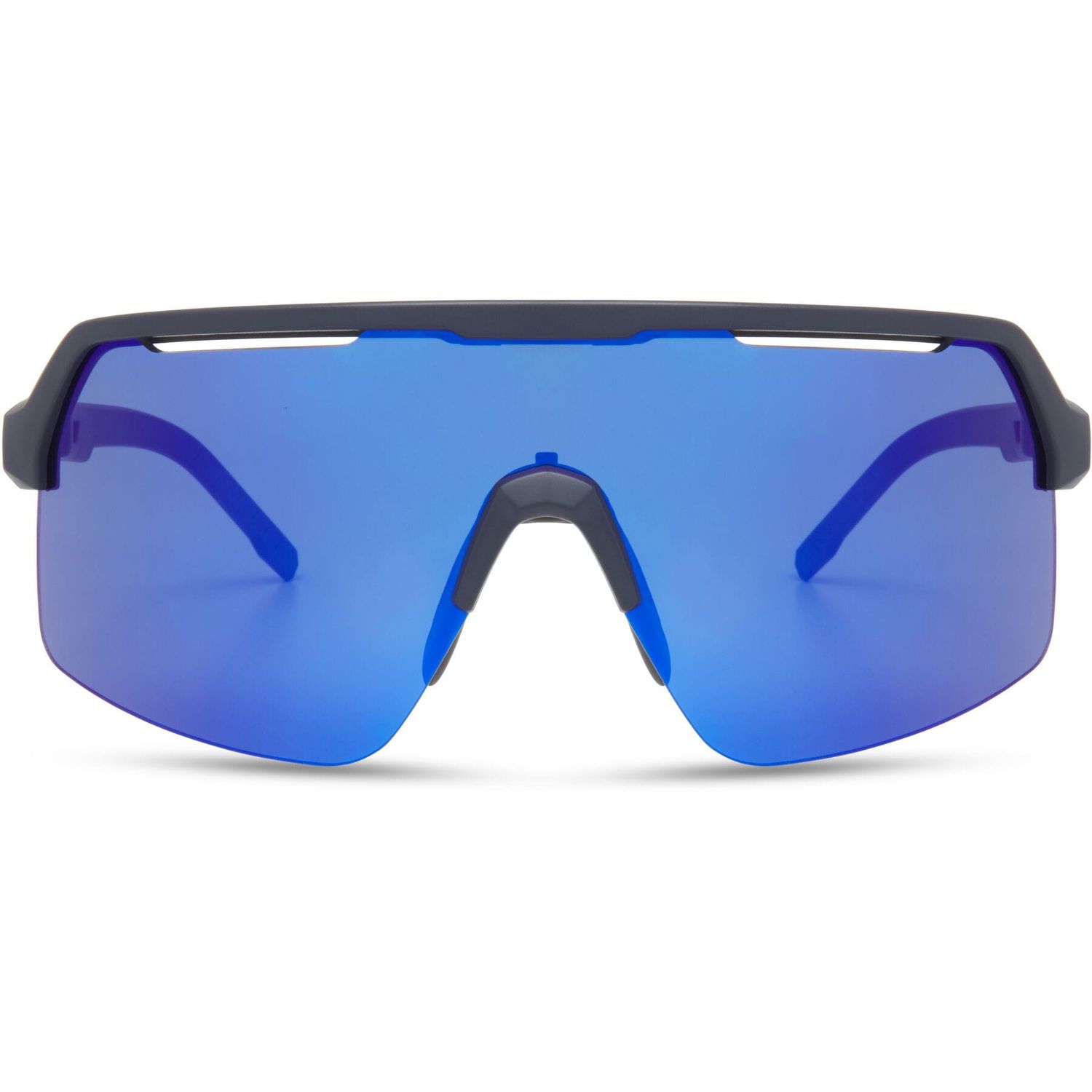 Madison Crypto Air Ink Navy Sunglasses - 3 Lens Pack - Blue Mirror  Amber  Clear