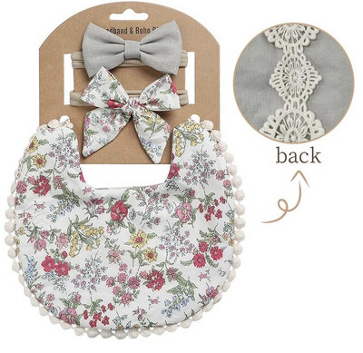Double Sided Bib &amp; Bow set