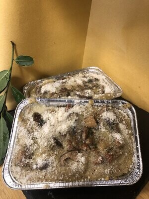 Polenta taragna con funghi porcini