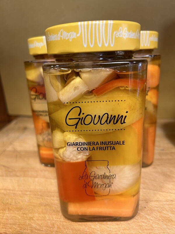 Giardiniere con frutta Morgan