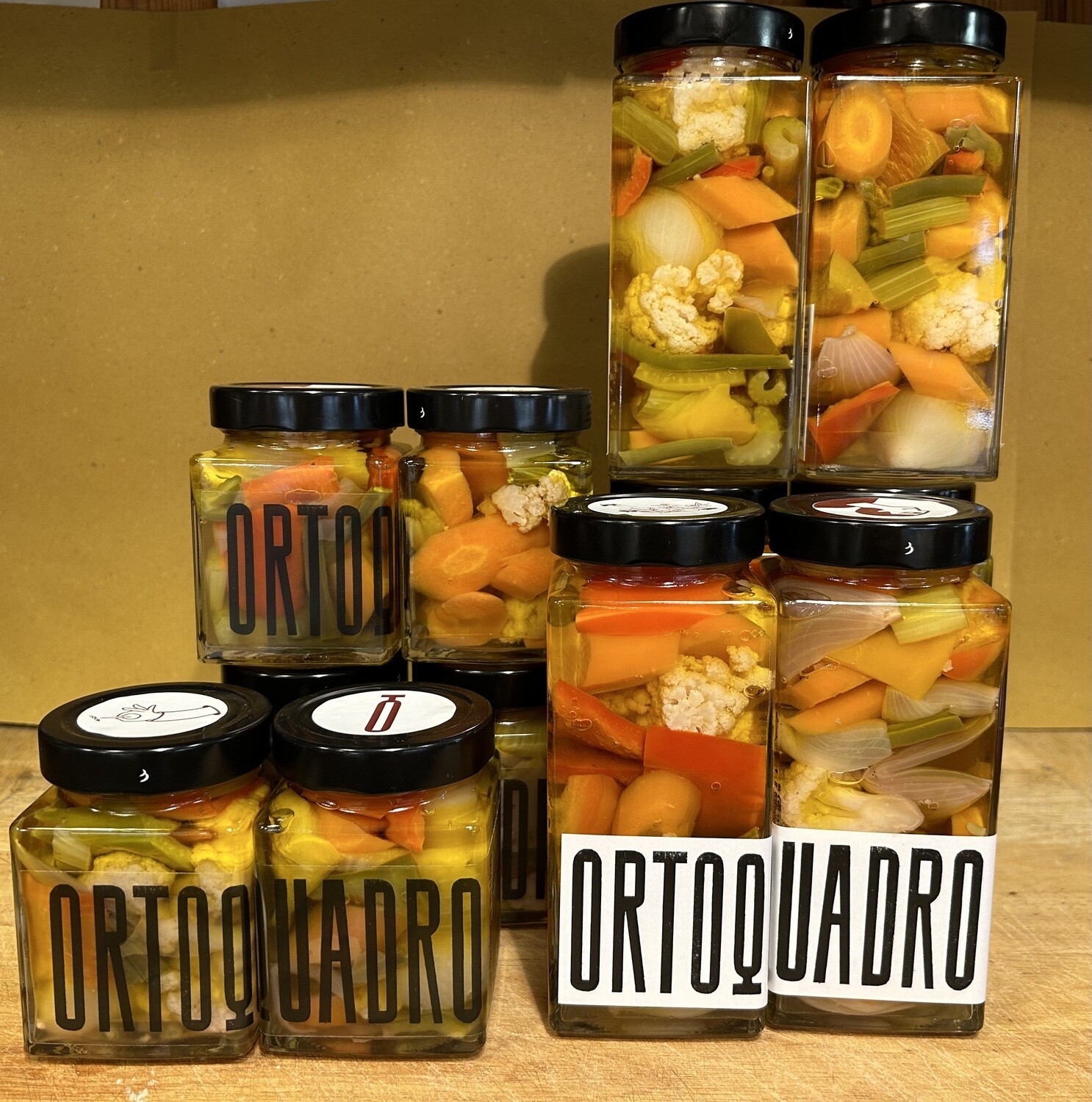 Giardiniere in olio Ortoquadro