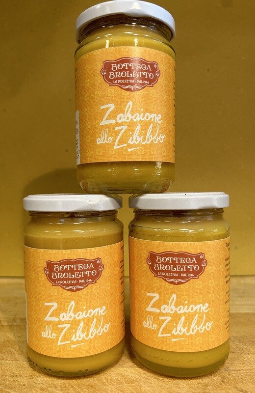 Crema allo zabaione e zibibbo
