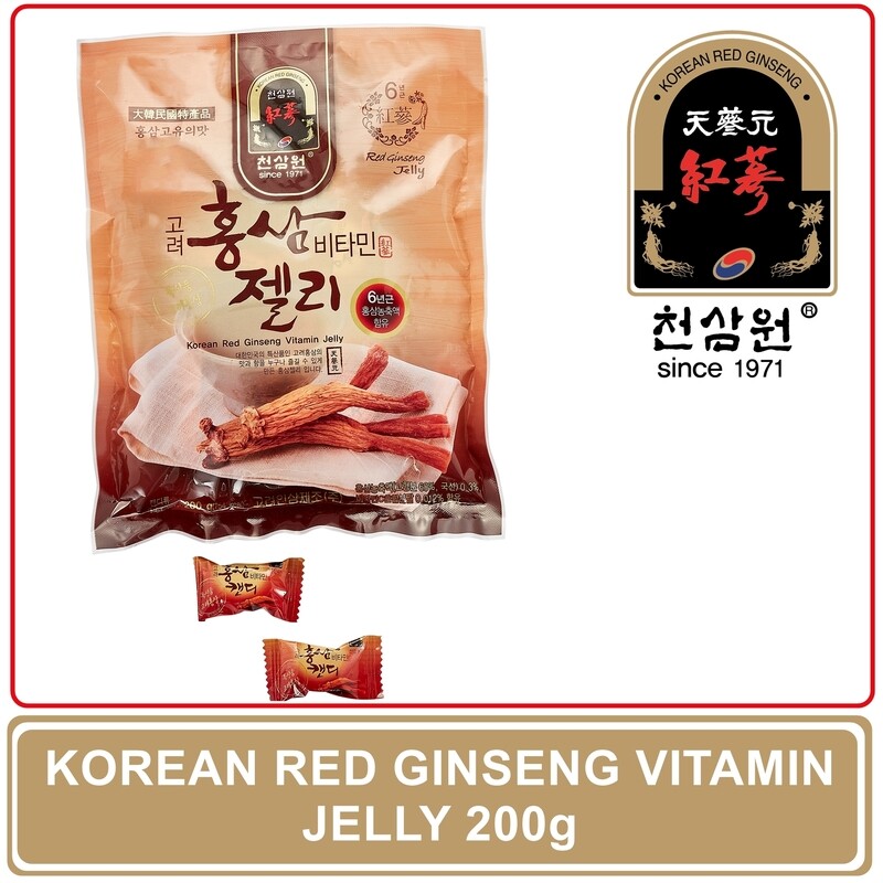 Korean Red Ginseng Vitamin Jelly - 200g Korean Red Ginseng Vitamin Jelly - 200g