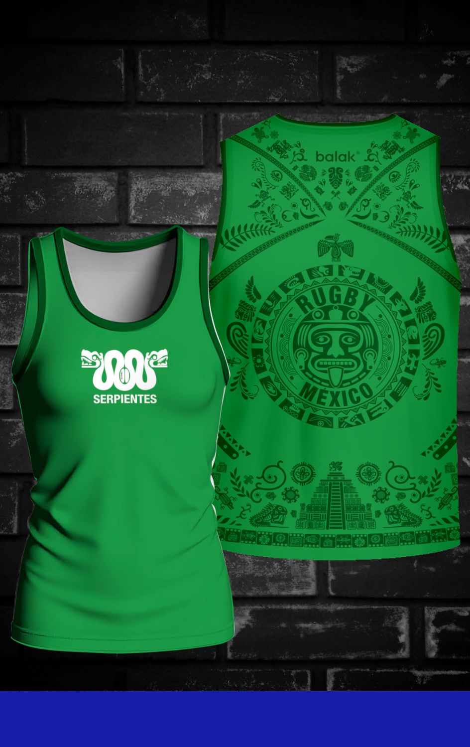 Tank Teku Verde Rugby