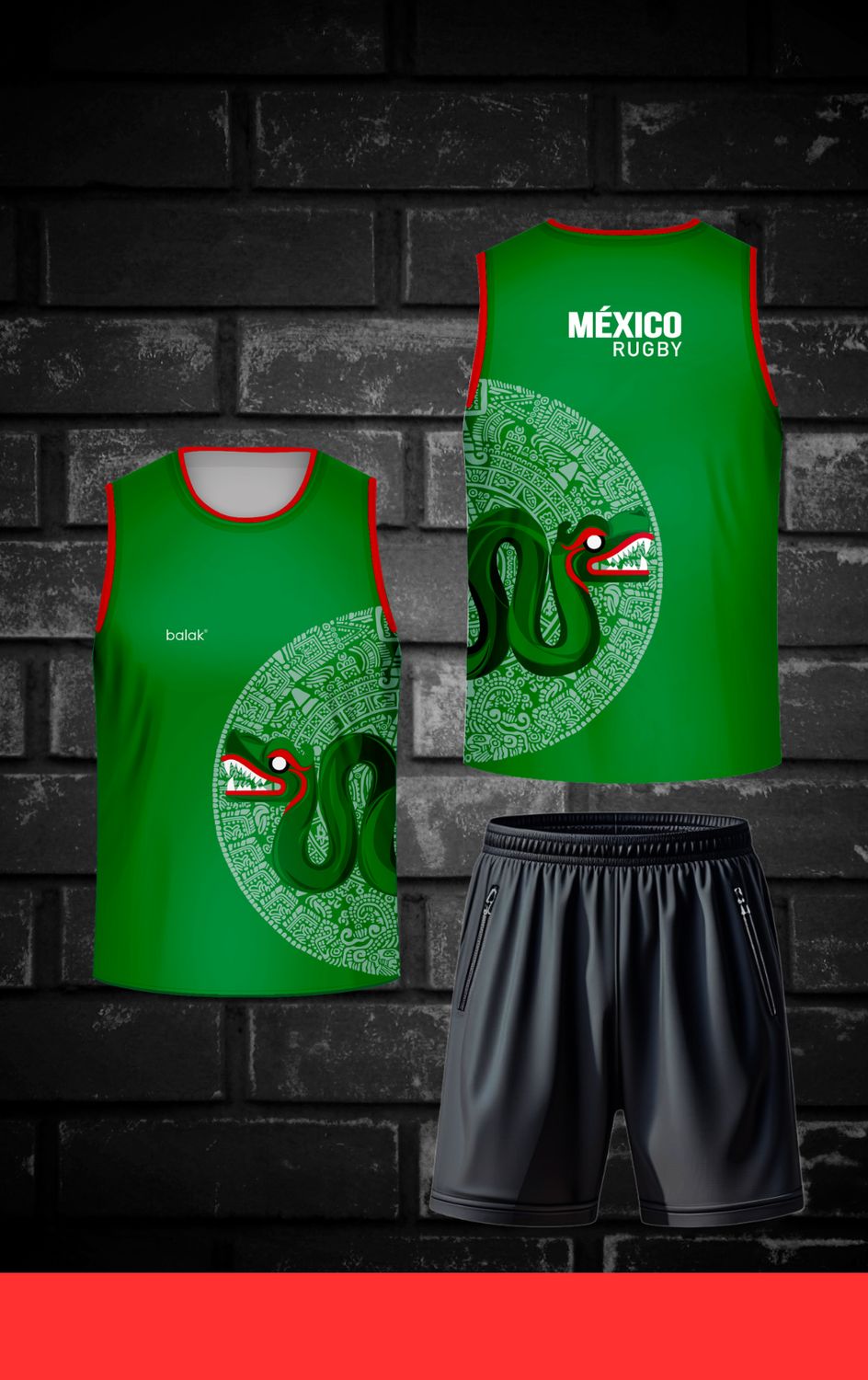 Viva México Calendario Verde