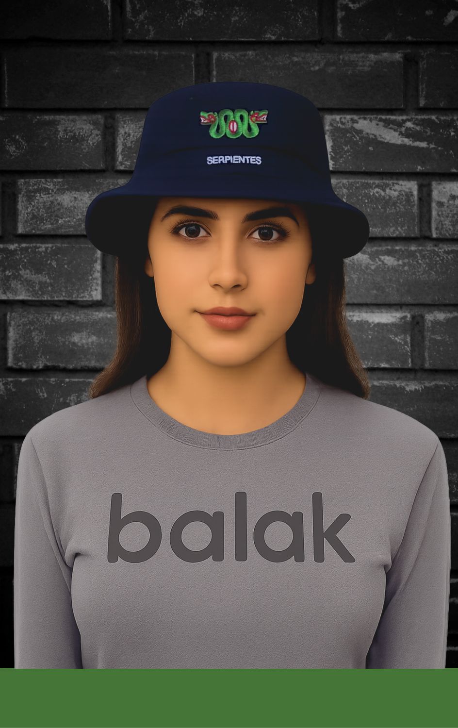 Bucket Azul Marino Serpientes