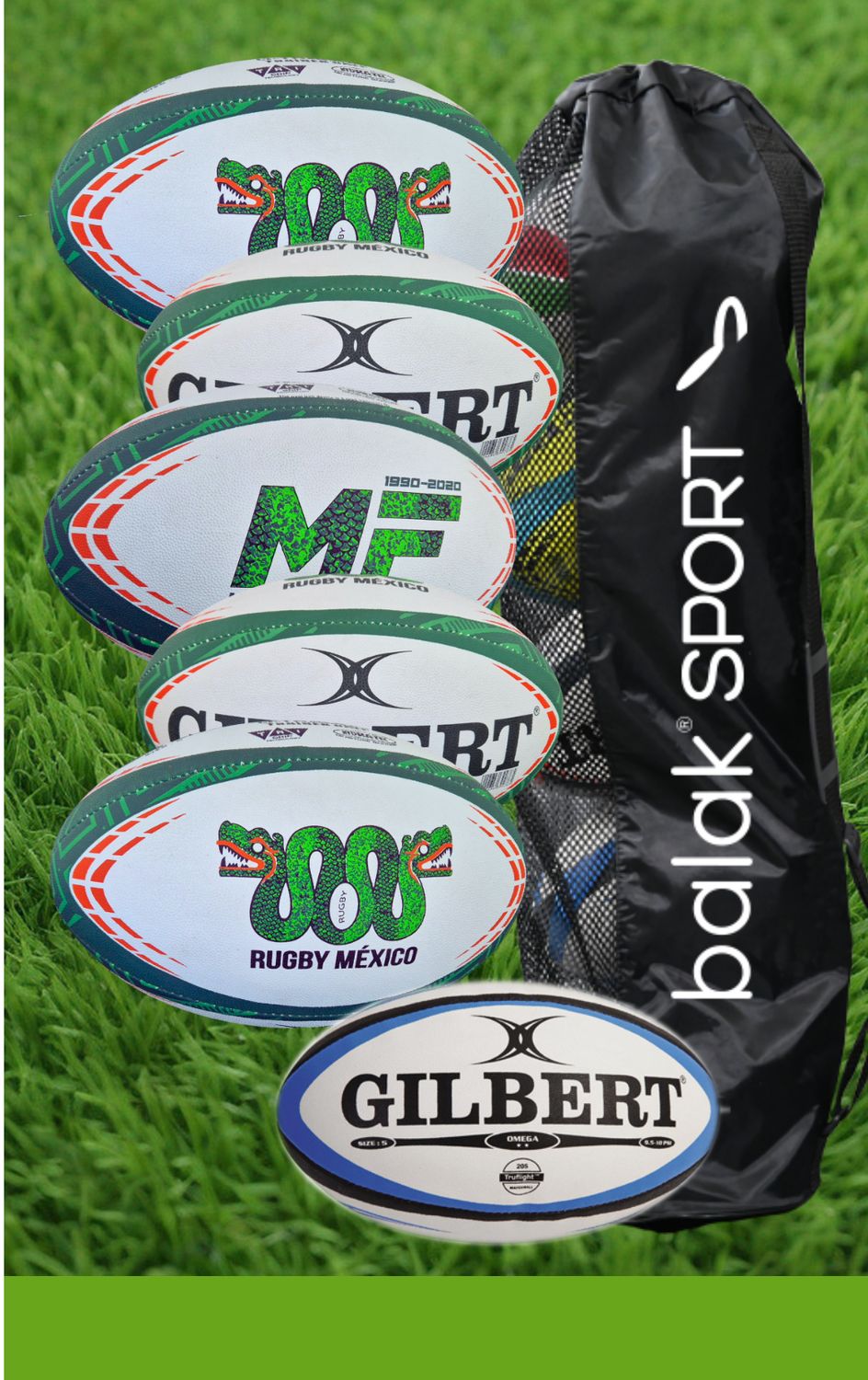 Paquete G-TR4000 Rugby México No5 + Balonera