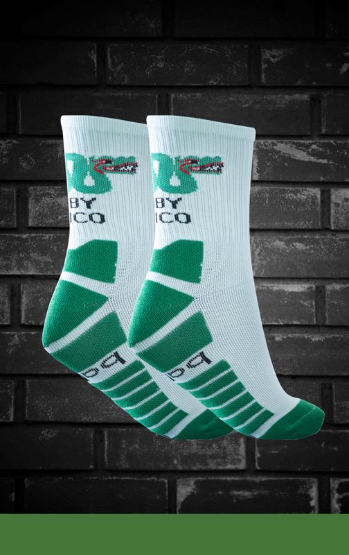 Calcetín Rugby México Blanco
