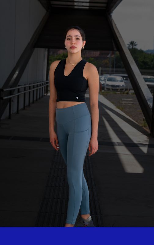 LEGGING CON BOLSILLO LATERAL STATE BLUE