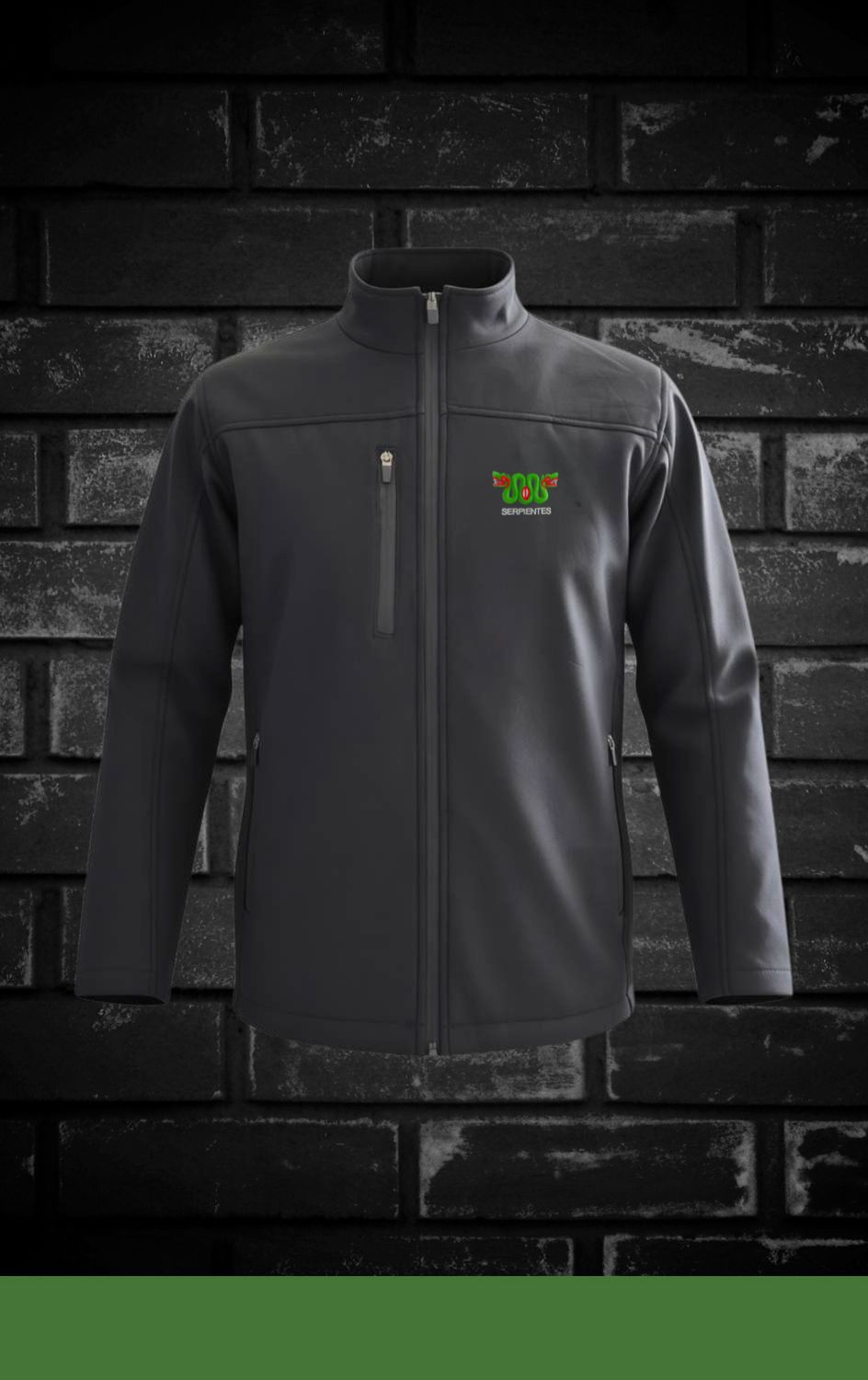 Chamarra Serpientes Negro