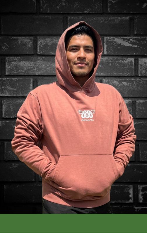 Hoodie Oversize Serpientes Canela Hoodie Oversize Serpientes Canela
