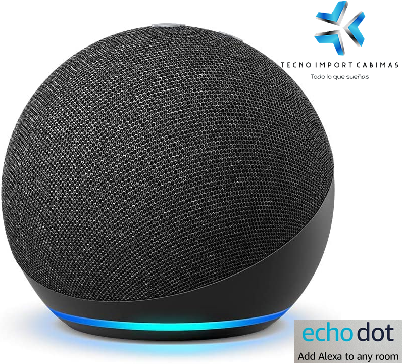 Echo Dot (cuarta generación, versión de 2020) | Altavoz inteligente con Alexa | Carbón