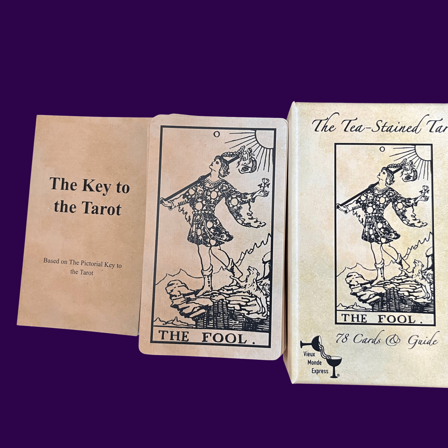 Tea Stained Tarot Card Deck +GUIDE