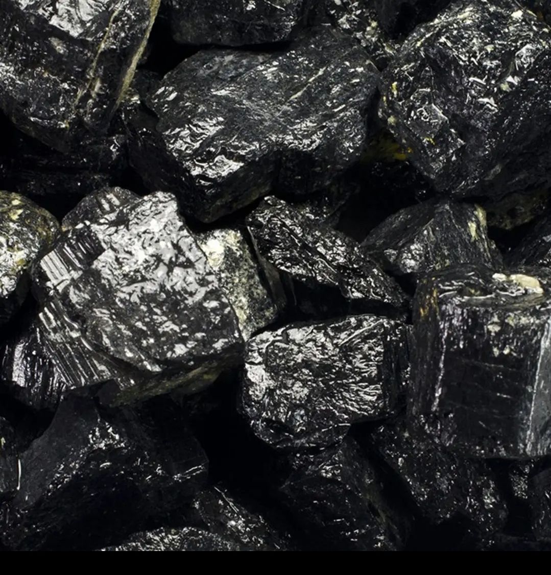 ROUGH BLACK TOURMALINE INDIA RAW