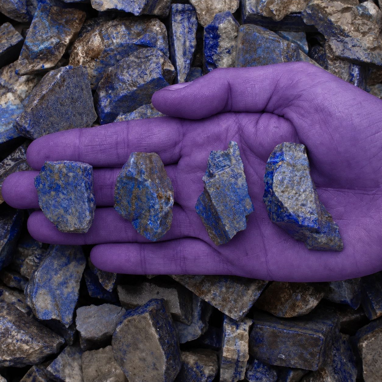 Natural Raw Lapis Lazuli from India