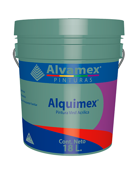 Alquimex, Pintura Vinilica para interior cubeta de 18 lts.