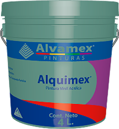 Alquimex, Pintura vinilica para interior galón de 4 lts.