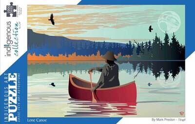 Lone Canoe by Mark Preston