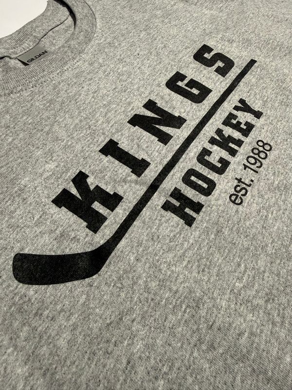 KINGS HOCKEY Logo T-Shirt - Grey