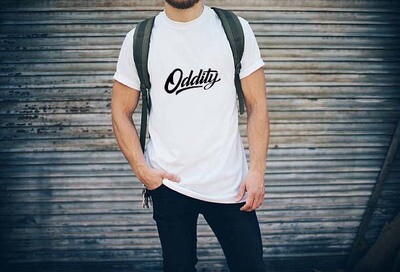 White First Print Tee