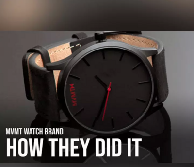 Gents Leather Strap Unique Watch