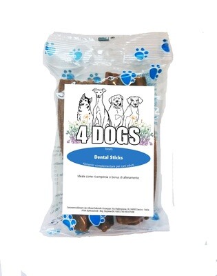 4DOGS SNACK DENTAL | Dental Sticks Multi Pack 5 PZ 4DOGS SNACK DENTAL | Dental Sticks Multi Pack 5 PZ