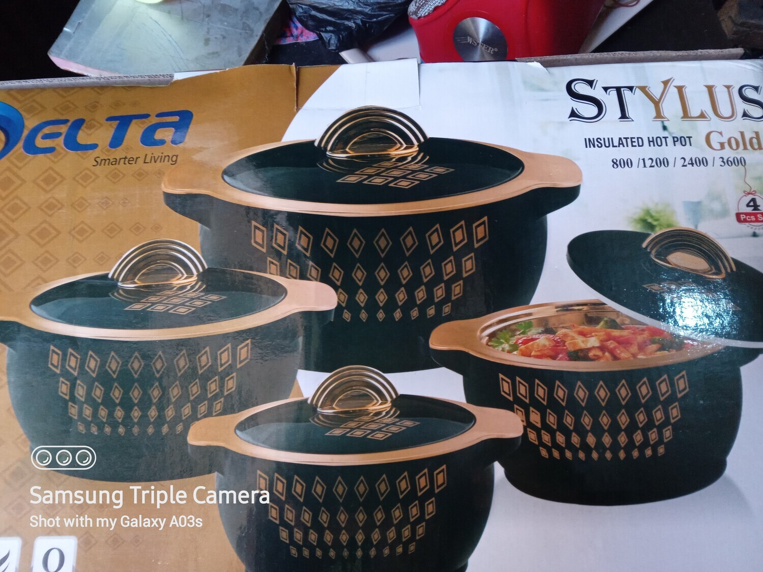 Set 3 Original Stainless Casserole Plates