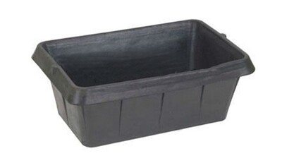 Feed Pan Square Recycled Rubber 40 LT