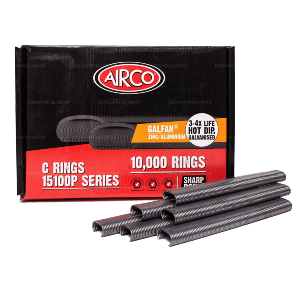 Airco C Ring Fastners 10000 pk 15100P Serie