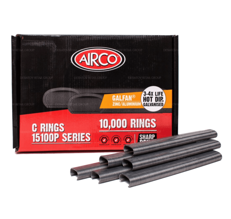 Airco C Ring Fastners 10000 pk 15100P Serie