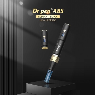 De Nieuwe DR.PEN A8S Draadloze Dermapen Microneedling Inclusief 7 x Cartridges 3x18, 2x36, 2xNano naalden (waarvan 2x 18nld in de A8S doos zitten) De Nieuwe DR.PEN A8S Draadloze Dermapen Microneedling Inclusief 7 x Cartridges 3x18, 2x36, 2xNano naalden (waarvan 2x 18nld in de A8S doos zitten)
