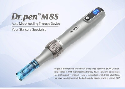 De Nieuwe DR.PEN M8S Draadloze Dermapen Microneedling Inclusief 5 Cartridges Nano naalden en Ice Roller. De Nieuwe DR.PEN M8S Draadloze Dermapen Microneedling Inclusief 5 Cartridges Nano naalden en Ice Roller.