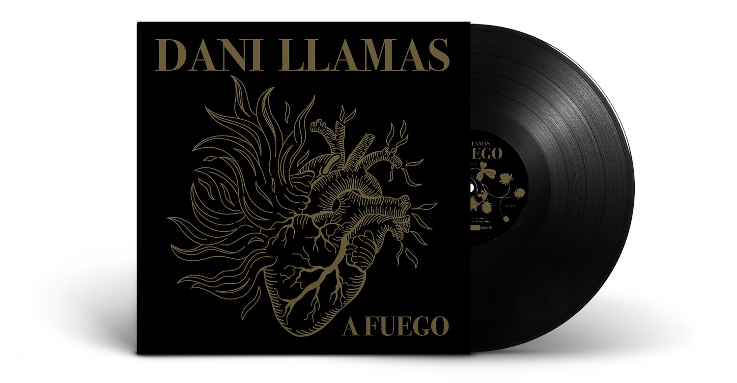 'A Fuego' de Dani Llamas. LP Vinilo 12" 180g.