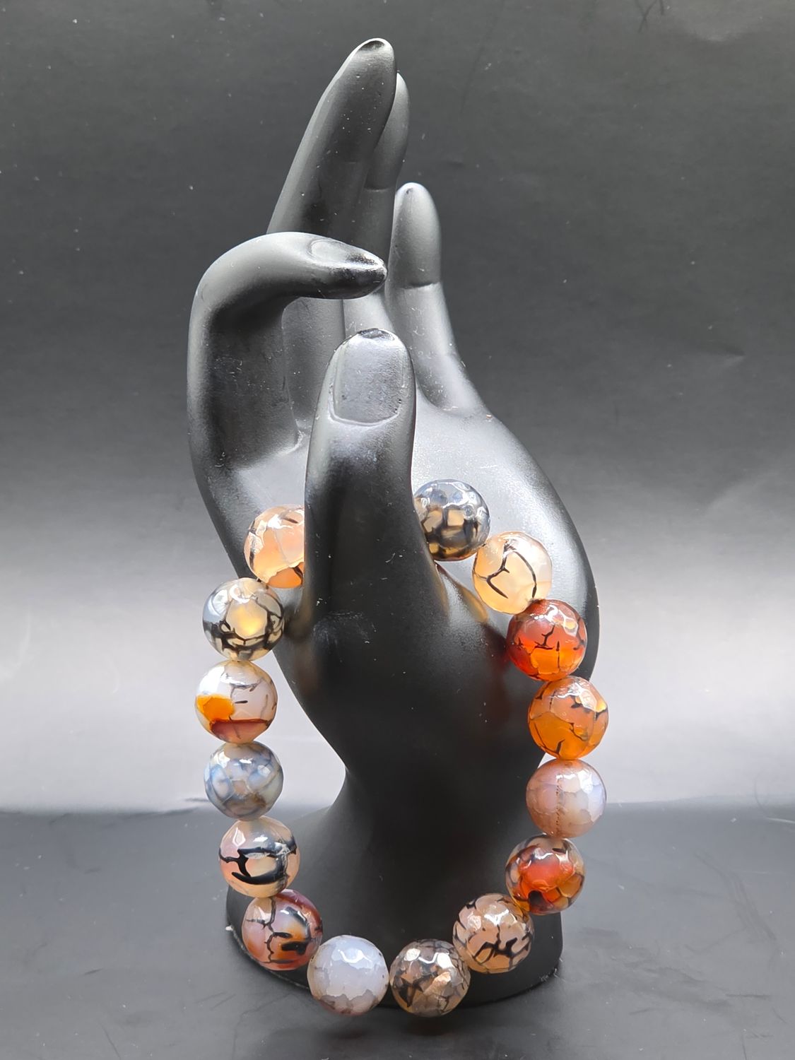 Men&#39;s Handsome Agate Bracelet