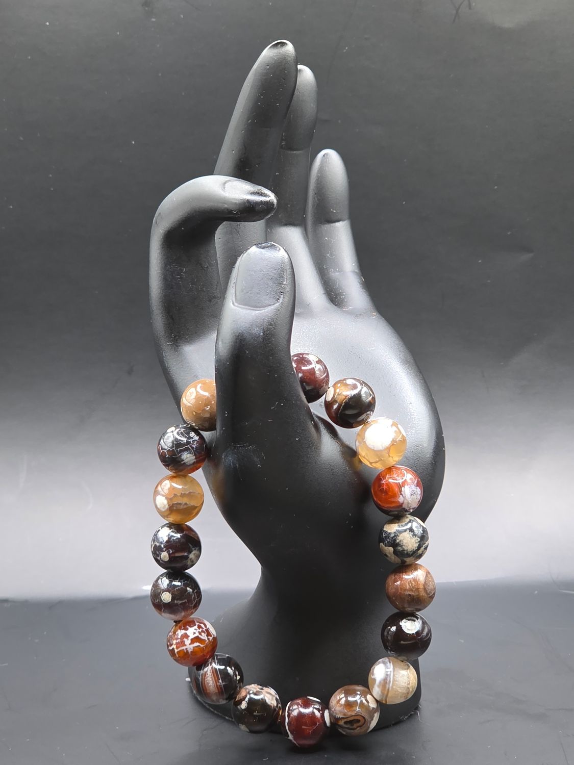 Beautiful Men&#39;s Agate Bracelet